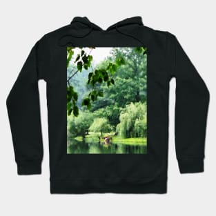 Summer - Weeping Willow in the Mist Hoodie